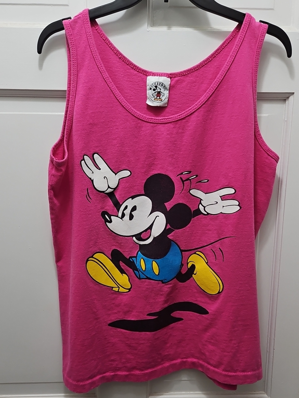 Vintage Disney Mickey Mouse Pink Tank Top Medium/ Large